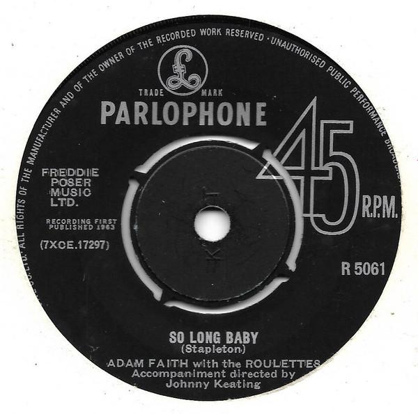 Adam Faith, The Roulettes - So Long Baby