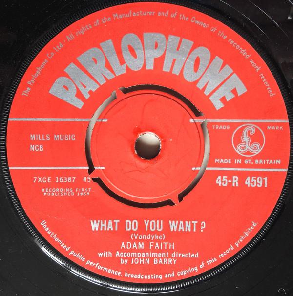 Adam Faith - What Do You Want?