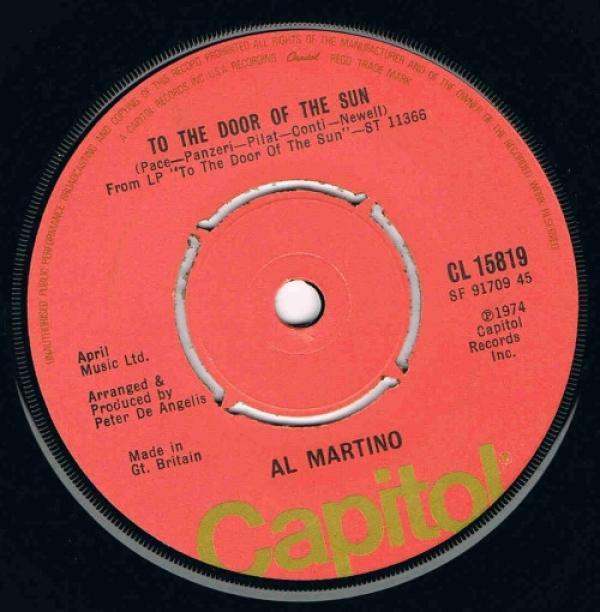 Al Martino - To The Door Of The Sun