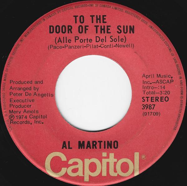 Al Martino - To The Door Of The Sun