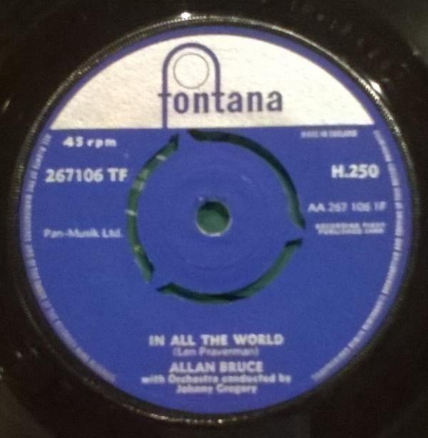 Allan Bruce - In All The World
