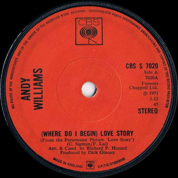 Andy Williams - (Where Do I Begin) Love Story