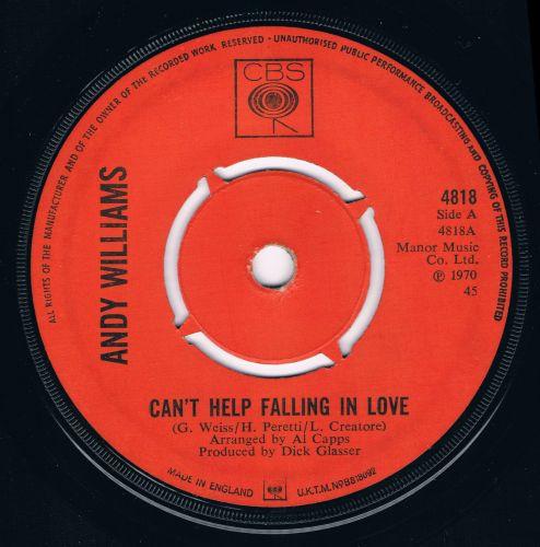 Andy Williams - Can't Help Falling In Love