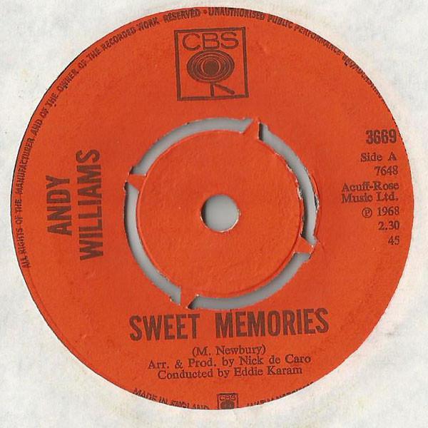 Andy Williams - Sweet Memories