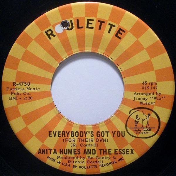 Anita Humes, The Essex - Everybody's Got You (For Their Own)