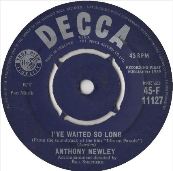 Anthony Newley - I've Waited So Long