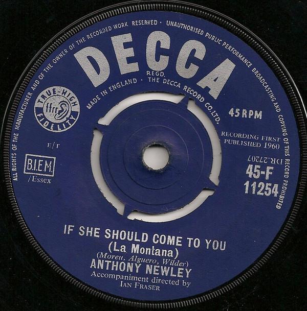 Anthony Newley - If She Should Come To You (La Montana)
