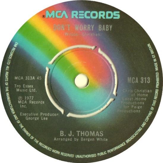 B.J. Thomas - Don't Worry Baby