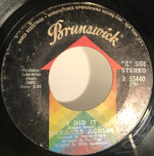 Barbara Acklin - I Did It / I´m Living With A Memory