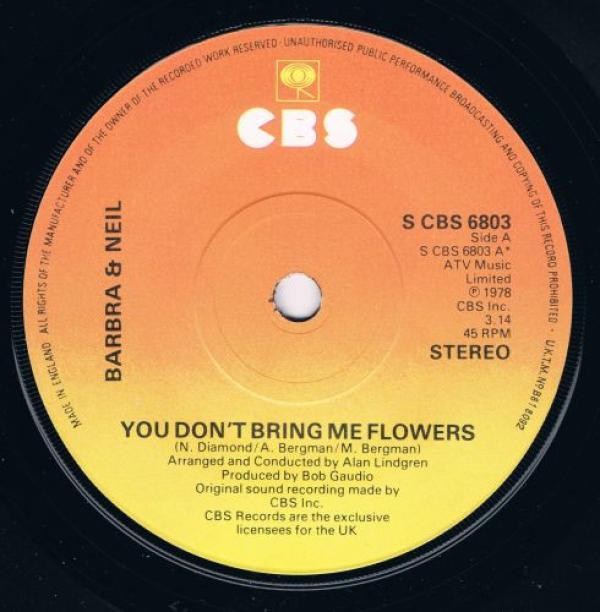 Barbra Streisand, Neil Diamond - You Don't Bring Me Flowers