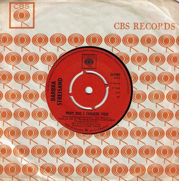 Barbra Streisand - Why Did I Choose You