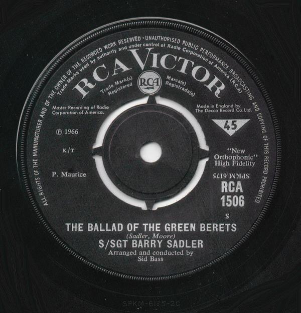 Barry Sadler - The Ballad Of The Green Berets