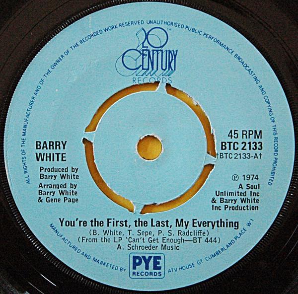 Barry White - You're The First, The Last, My Everything