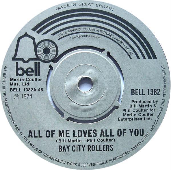 Bay City Rollers - All Of Me Loves All Of You