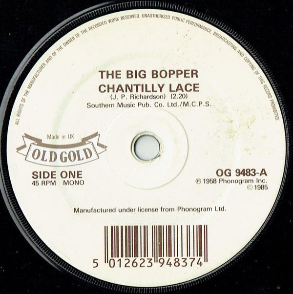 Big Bopper, Freddie Bell & The Bell Boys - Chantilly Lace / Giddy Up A Ding Dong