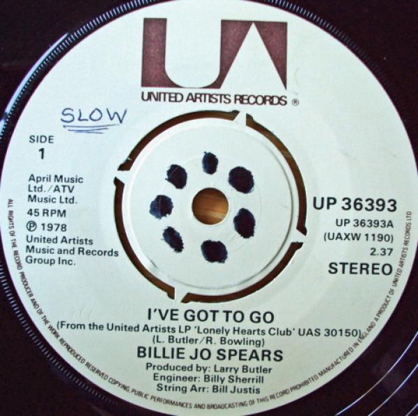 Billie Jo Spears - I've Got To Go