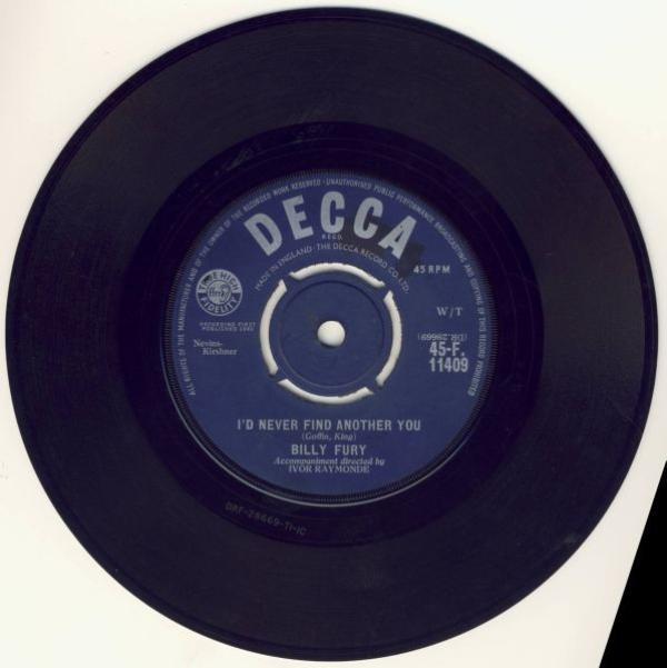 Billy Fury - I'd Never Find Another You