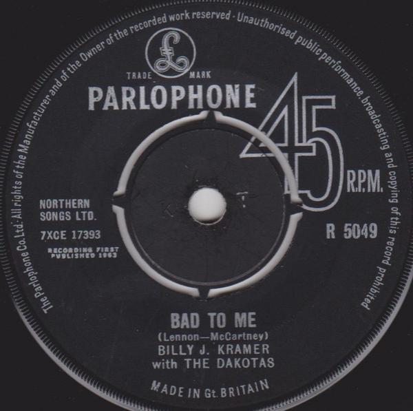 Billy J. Kramer & The Dakotas - Bad To Me