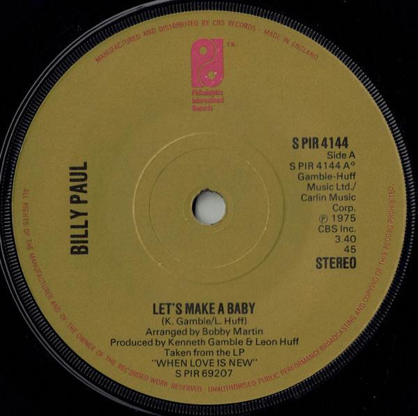 Billy Paul - Let's Make A Baby