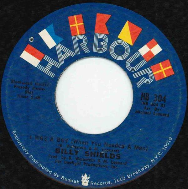 Billy Shields  - I Was A Boy (When You Needed A Man)