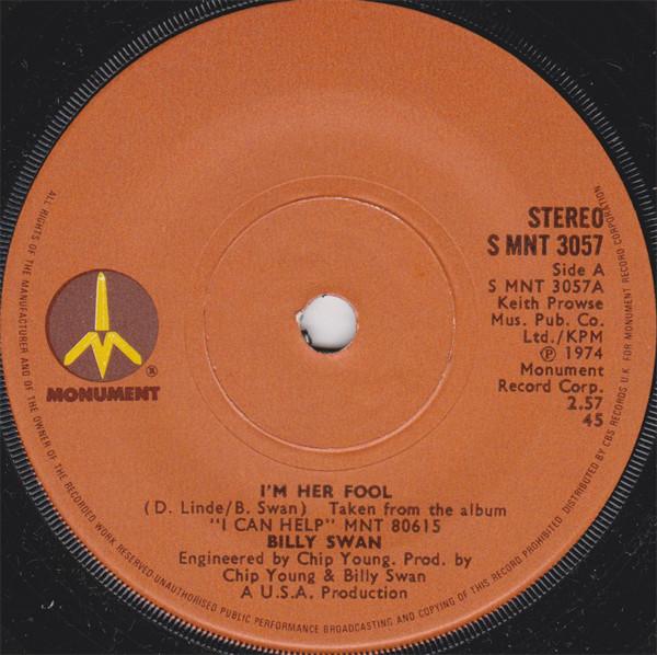 Billy Swan - I'm Her Fool
