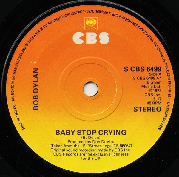 Bob Dylan - Baby Stop Crying