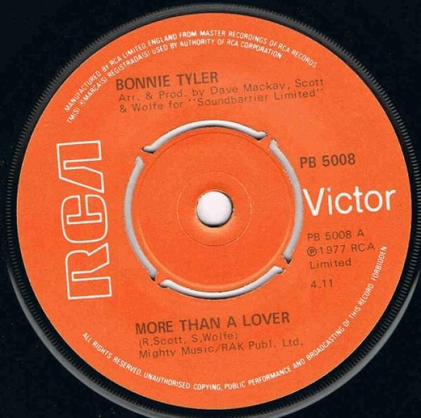 Bonnie Tyler - More Than A Lover