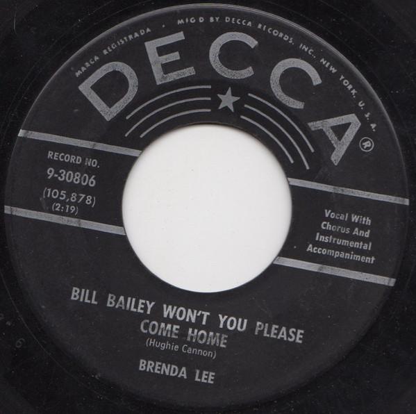 Brenda Lee - Bill Bailey Won't You Please Come Home