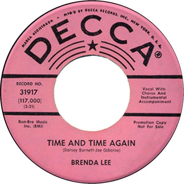 Brenda Lee - Too Little Time / Time And Time Again