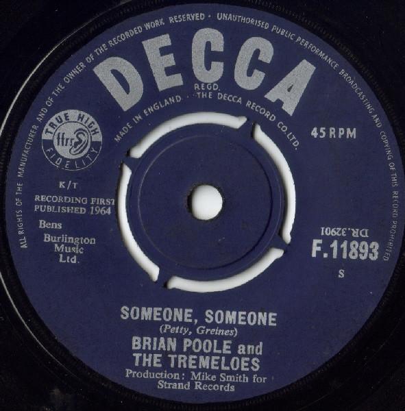 Brian Poole & The Tremeloes - Someone, Someone