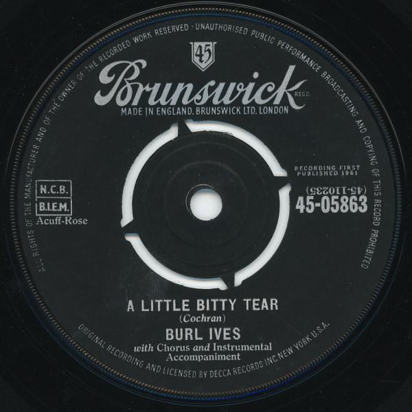 Burl Ives - A Little Bitty Tear