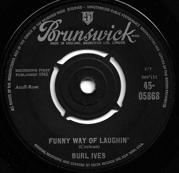Burl Ives - Funny Way Of Laughin'