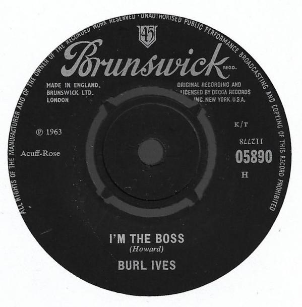 Burl Ives - I'm The Boss / The Moon Is High