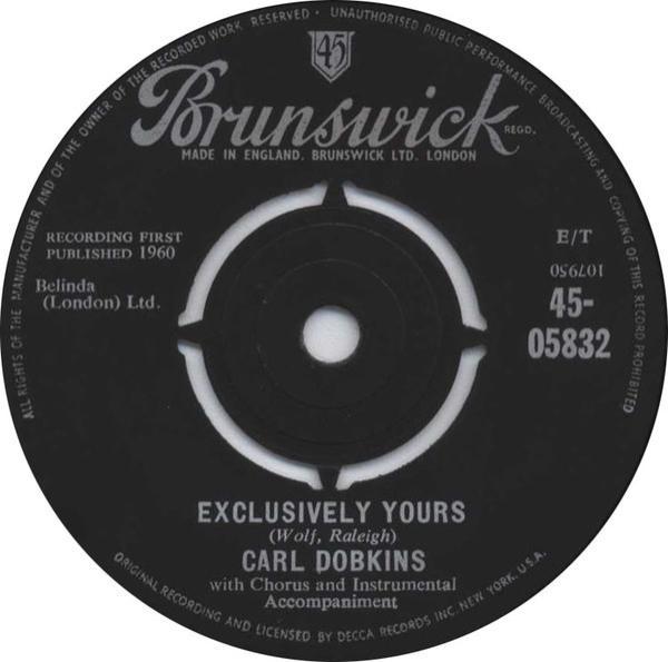 Carl Dobkins Jr. - Exclusively Yours / One Little Girl