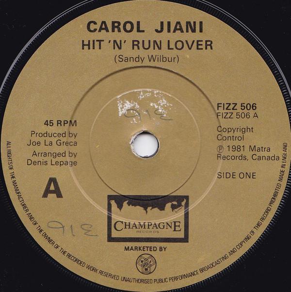 Carol Jiani - Hit 'N' Run Lover