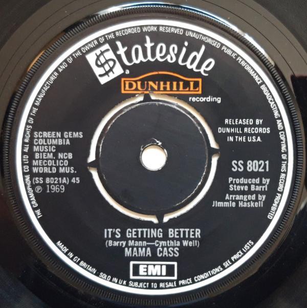 Cass Elliot - It's Getting Better