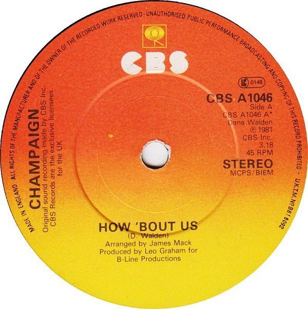 Champaign - How 'Bout Us