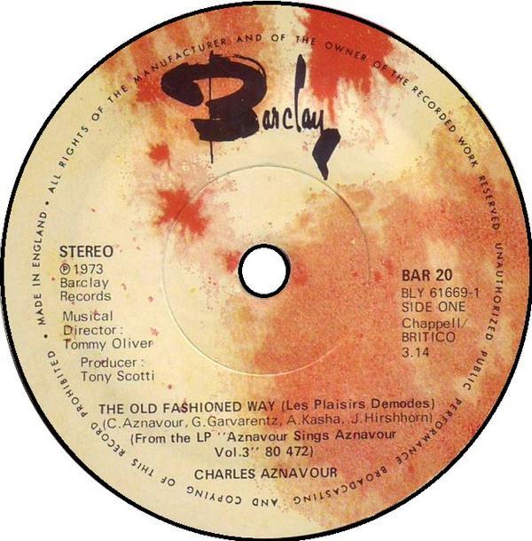 Charles Aznavour - The OId Fashioned Way (Les Plaisirs Demodes)