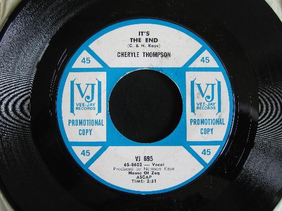 Cheryle Thompson - Don't Walk Away / It's The End