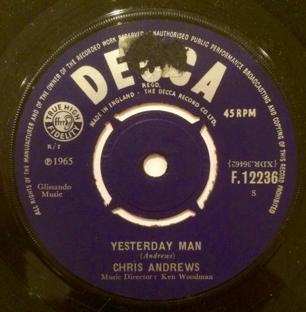 Chris Andrews  - Yesterday Man