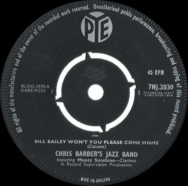 Chris Barber's Jazz Band - Bill Bailey Won't You Please Come Home