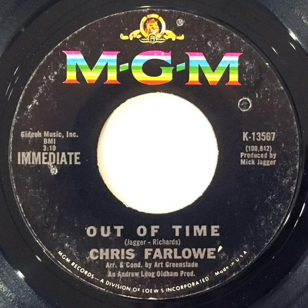 Chris Farlowe - Out Of Time / Baby Make It Soon