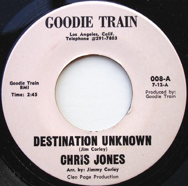 Chris Jones  - Destination Unknown