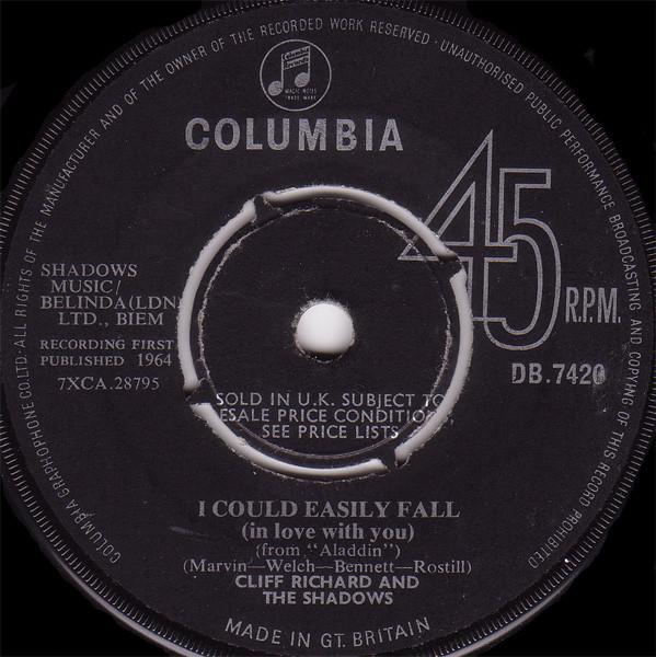 Cliff Richard & The Shadows - I Could Easily Fall (In Love With You)