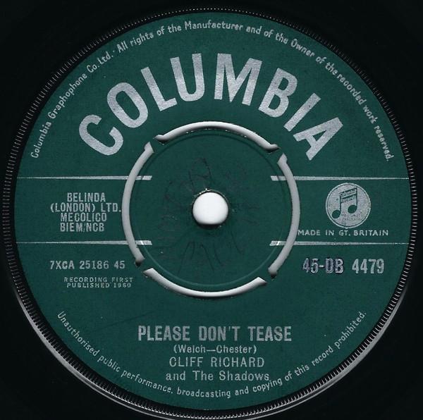 Cliff Richard & The Shadows - Please Don't Tease