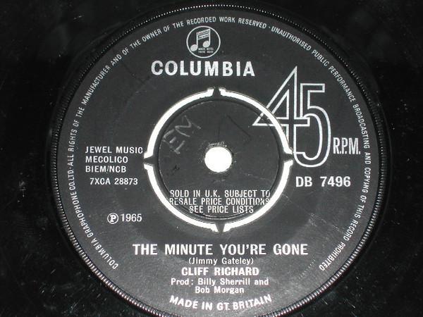 Cliff Richard - The Minute You're Gone