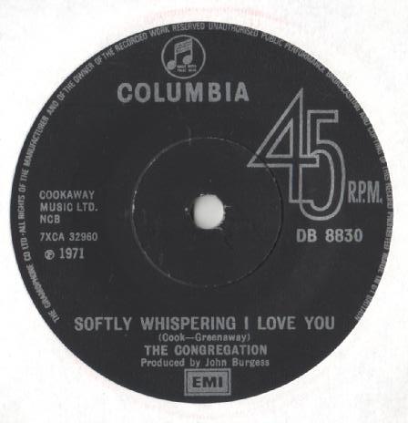 Congregation  - Softly Whispering I Love You