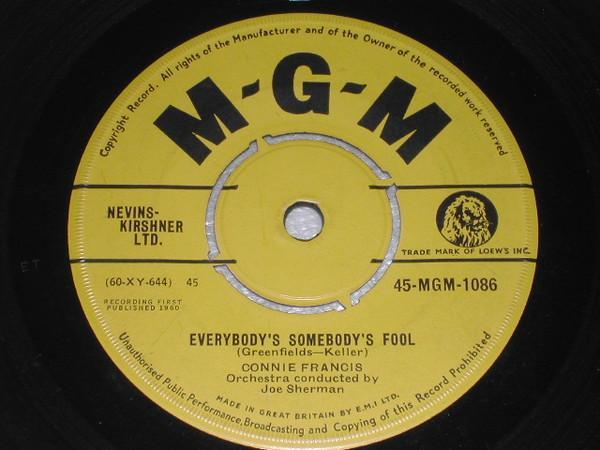 Connie Francis - Everybody's Somebody's Fool