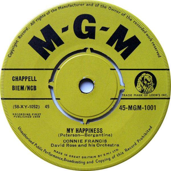 Connie Francis - My Happiness