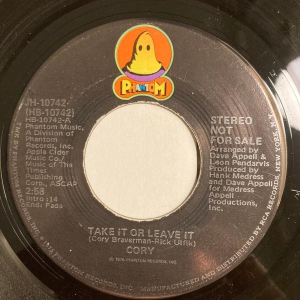 Cory Braverman - Take It Or Leave It